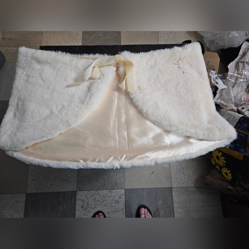 Faux Fur Shawl